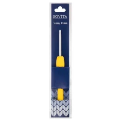 Novita Virkkuukoukku ergonominen 14 cm 3.5