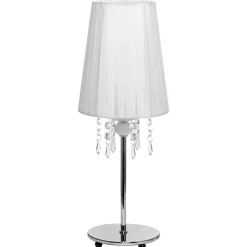 Nowodvorski Modena pöytävalaisin valkoinen/kromi 41 cm