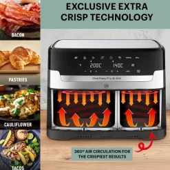 Obh Nordica Dual Easy Fry & Grill