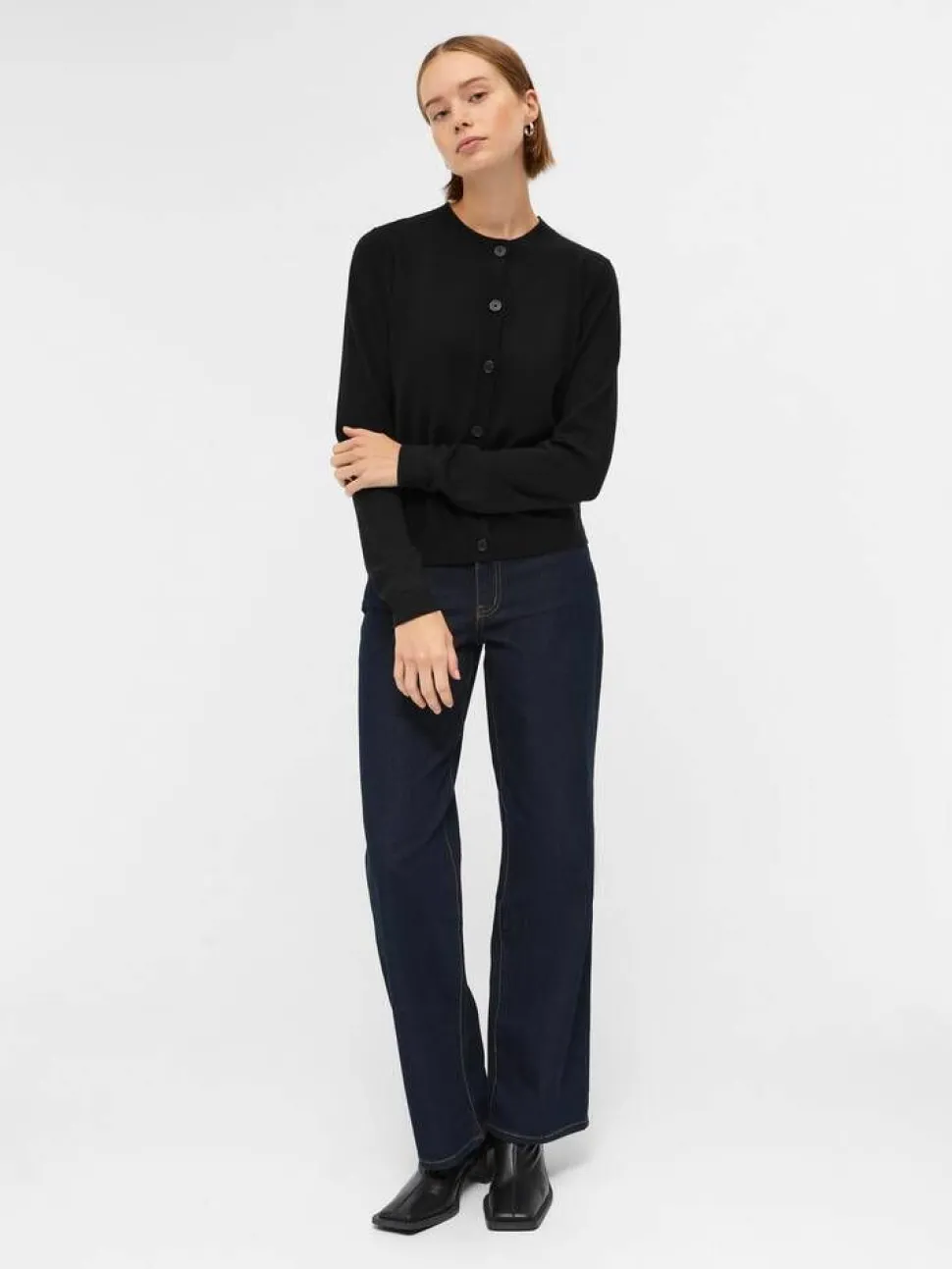 Object neuletakki Objthess L/S Black