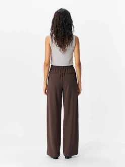 Object housut Objlisa Wide Seal Brown