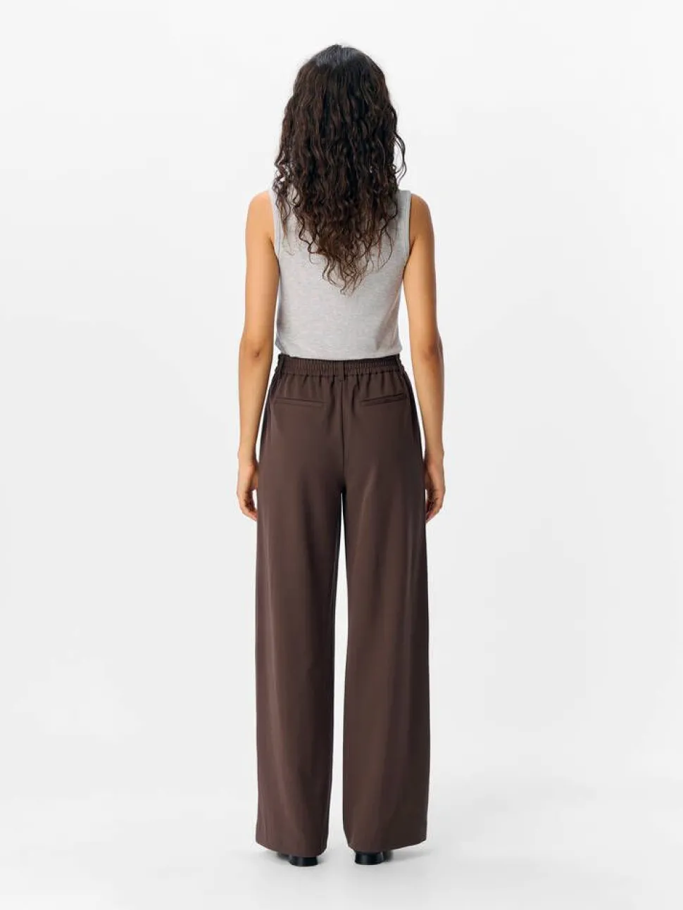Object housut Objlisa Wide Seal Brown