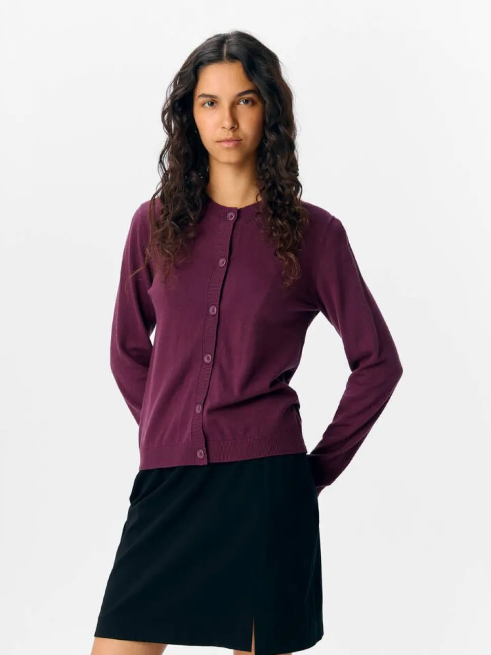 Object neuletakki Objthess Mauve Wine