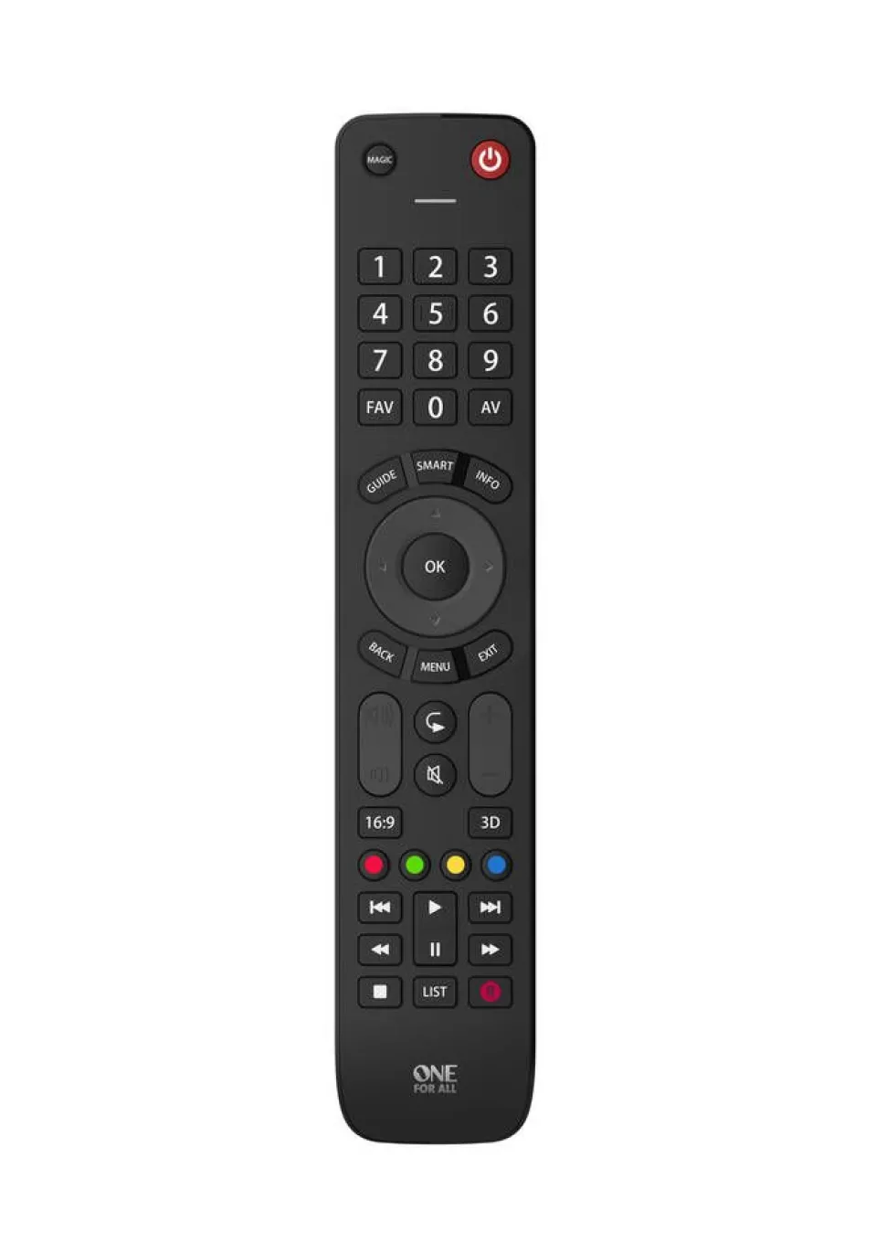 One For All yleiskaukosäädin URC7115 Evolve 1 TV:lle