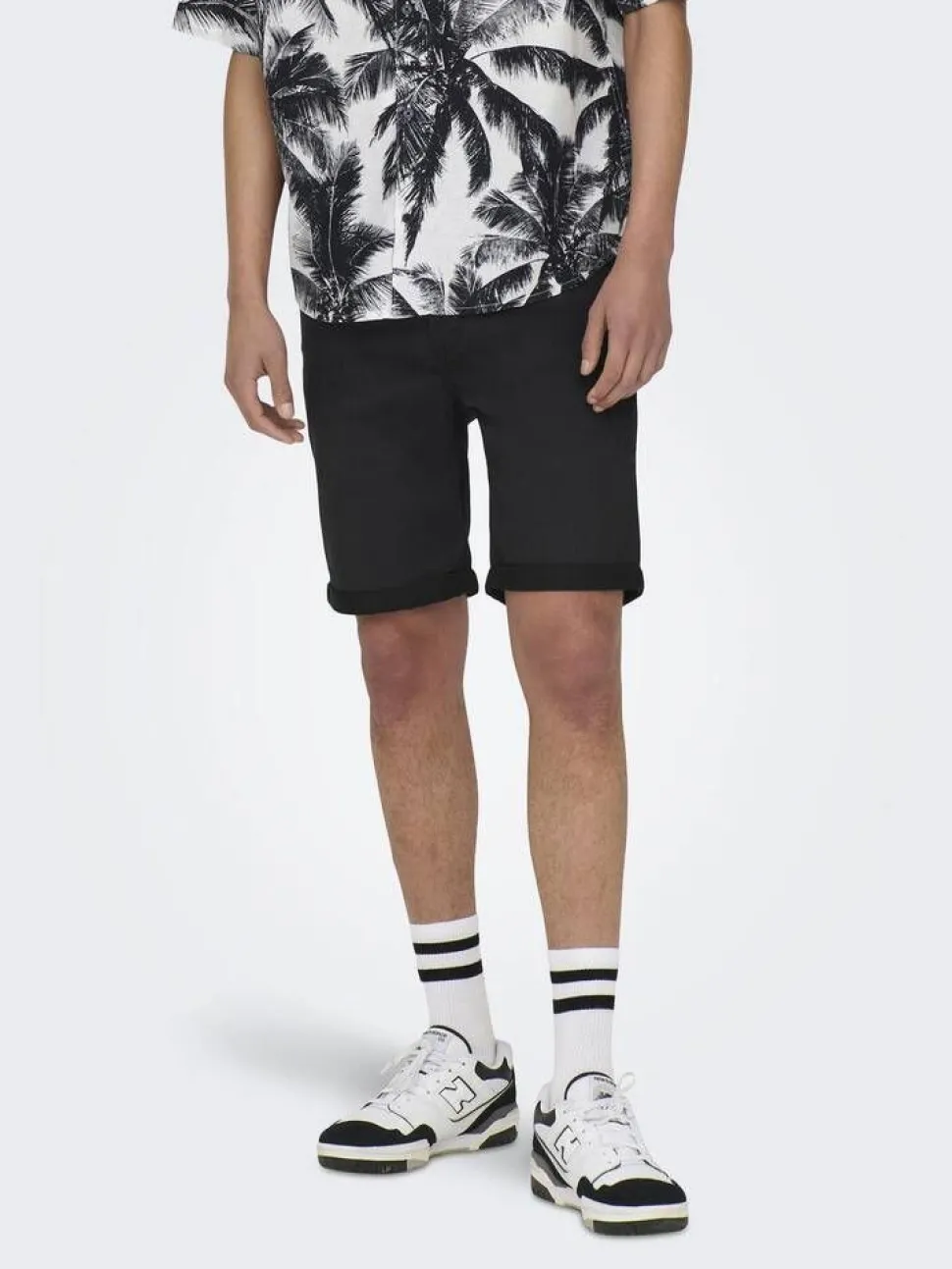 Only & Sons farkkushortsit Onsply Blk Jog