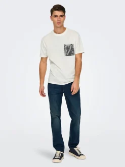 Only & Sons t-paita Onsperry Life Reg Leaf
