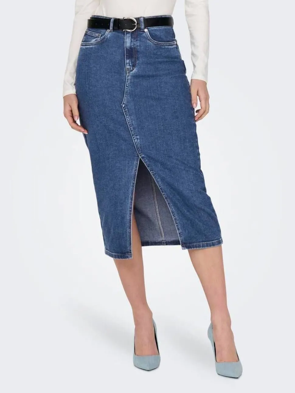 Only farkkuhame Onlsiri Front Slit DNM