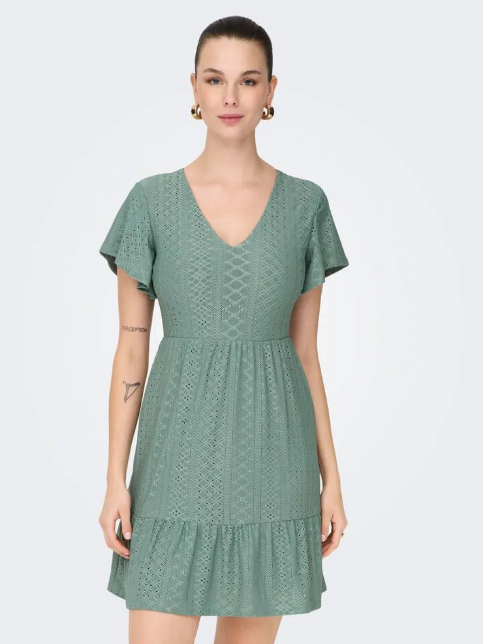 Only mekko Onlsandra S/S V-neck