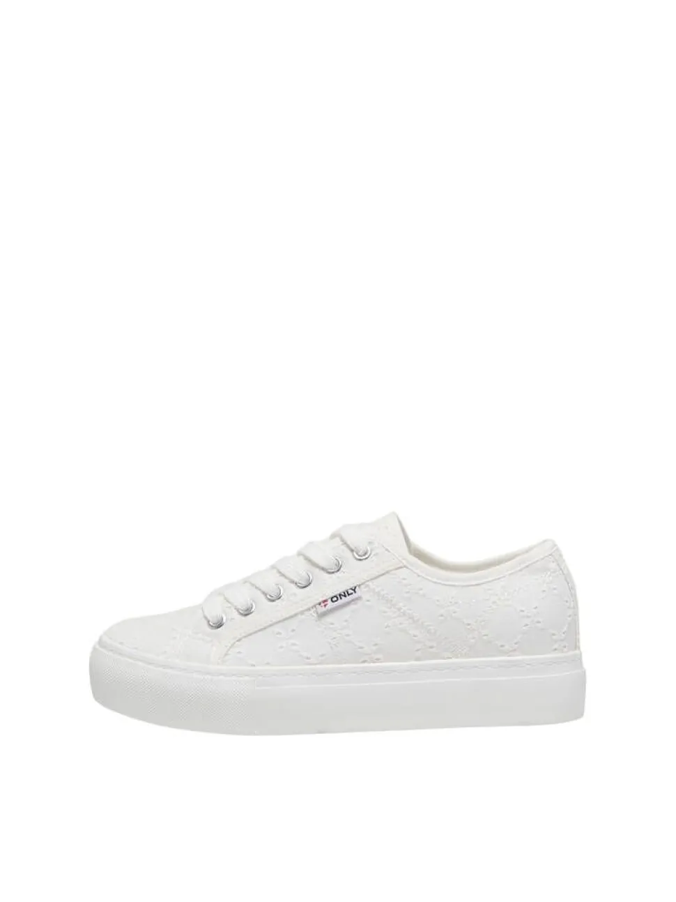 Only Shoes tennarit Onlnoomi Platform Sneaker White