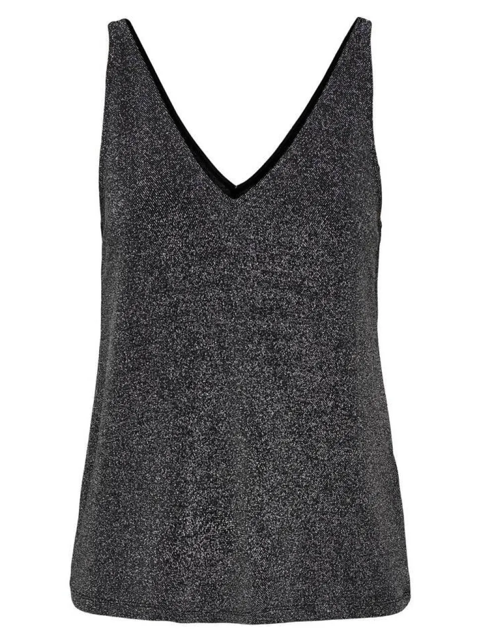 Only toppi Onlqueen S/L V-Neck Glitter