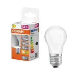 Osram LED Star Classic P 40 Filament 3.4W 827 Frosted E27