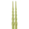 Pentik kruunukynttilä Kierre 28 cm vihreä 2kpl/pkt