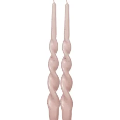 Pentik kruunukynttilä Kierre hile v.punainen 28 cm 2 kpl