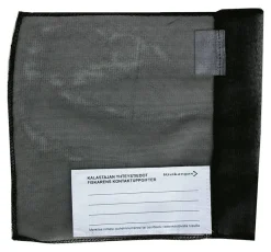 Pyydysmerkin lippu 2 kpl 30x30 cm musta