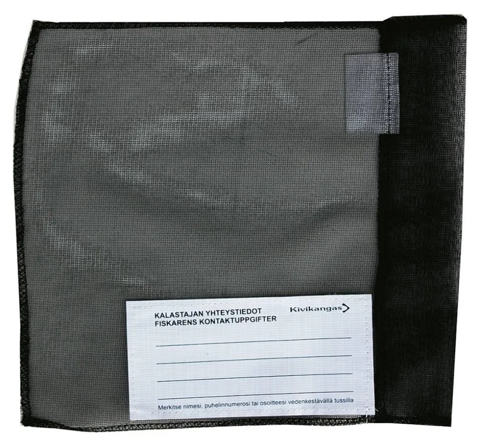 Pyydysmerkin lippu 2 kpl 30x30 cm musta