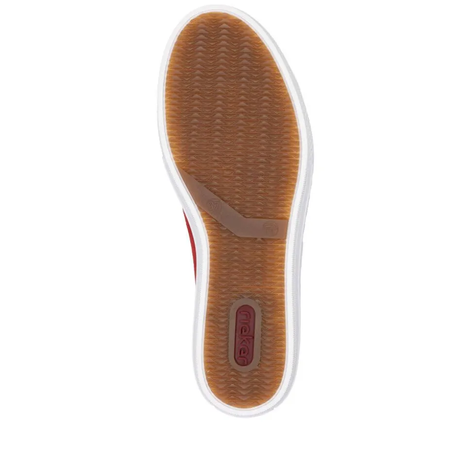 Rieker tennarit L59L1-33 Scarlet Weiss Flamme