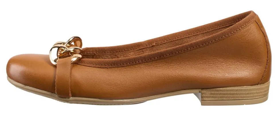 Rizzoli ballerinat 433 5501 Cuoio