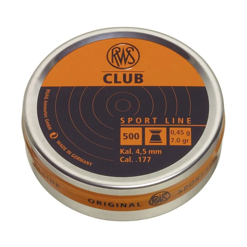 RWS Ilmakiväärin luoti RWS Hobby 4,5 mm 0,45 g 500 kpl