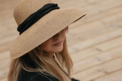 Salon olkihattu Straw Hat Wide Brim