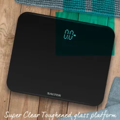 Salter henkilövaaka musta SA9204 BK3R