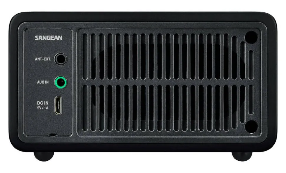Sangean pöytäradio WR-7 Bluetooth-yhteydellä, musta SAN99506