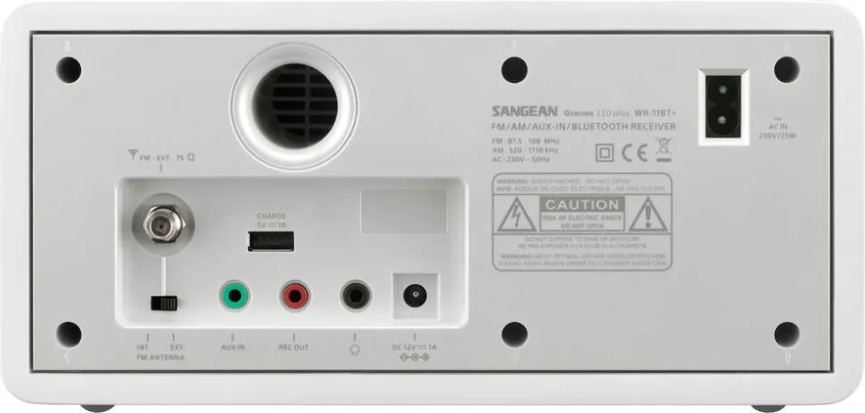 Sangean radio WR-11BT+ Limited Edition Bluetooth valkoinen