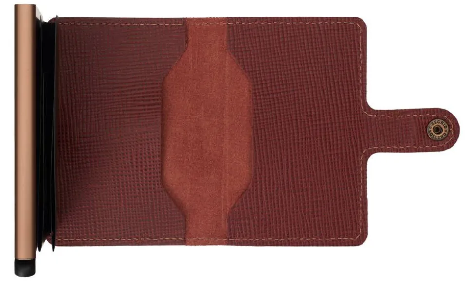 Secrid lompakko Miniwallet Saffiano caramel