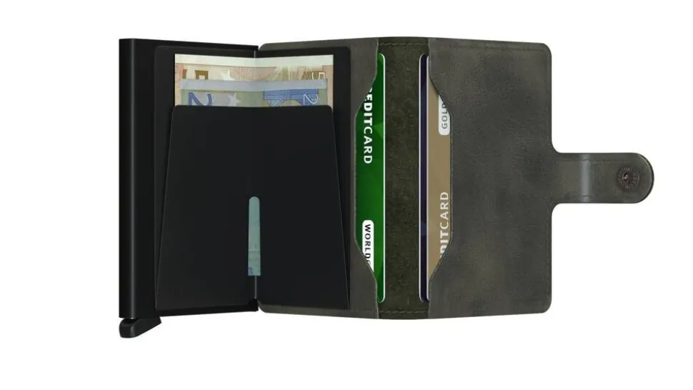 Secrid lompakko Miniwallet Vintage olive-black