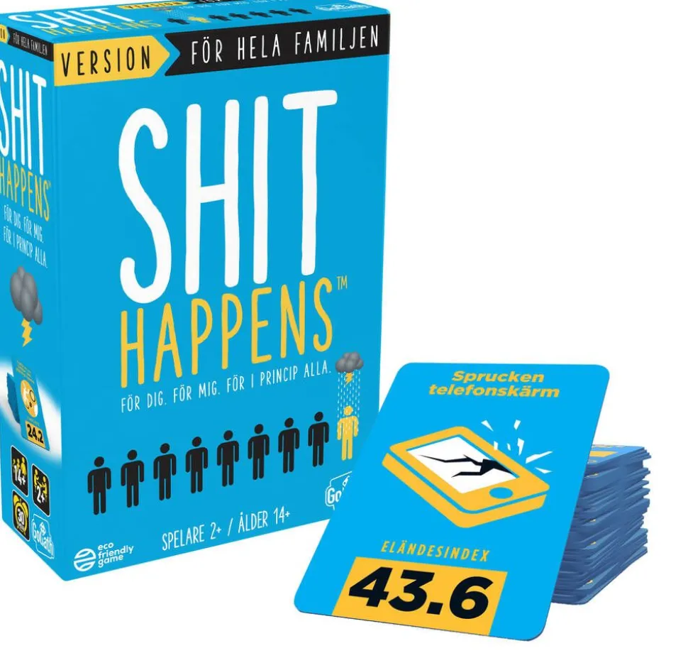 Shit Happens peli Family Game Svenska