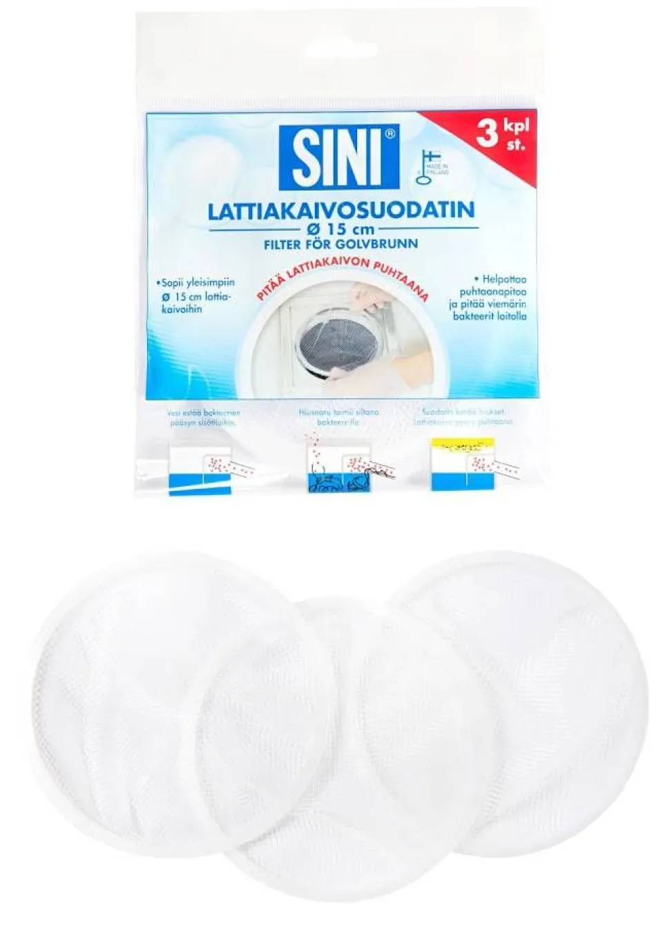 Sini Lattiakaivosuodatin