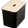 Smartstore Collect lajitteluastia vanerikannella 76 L musta