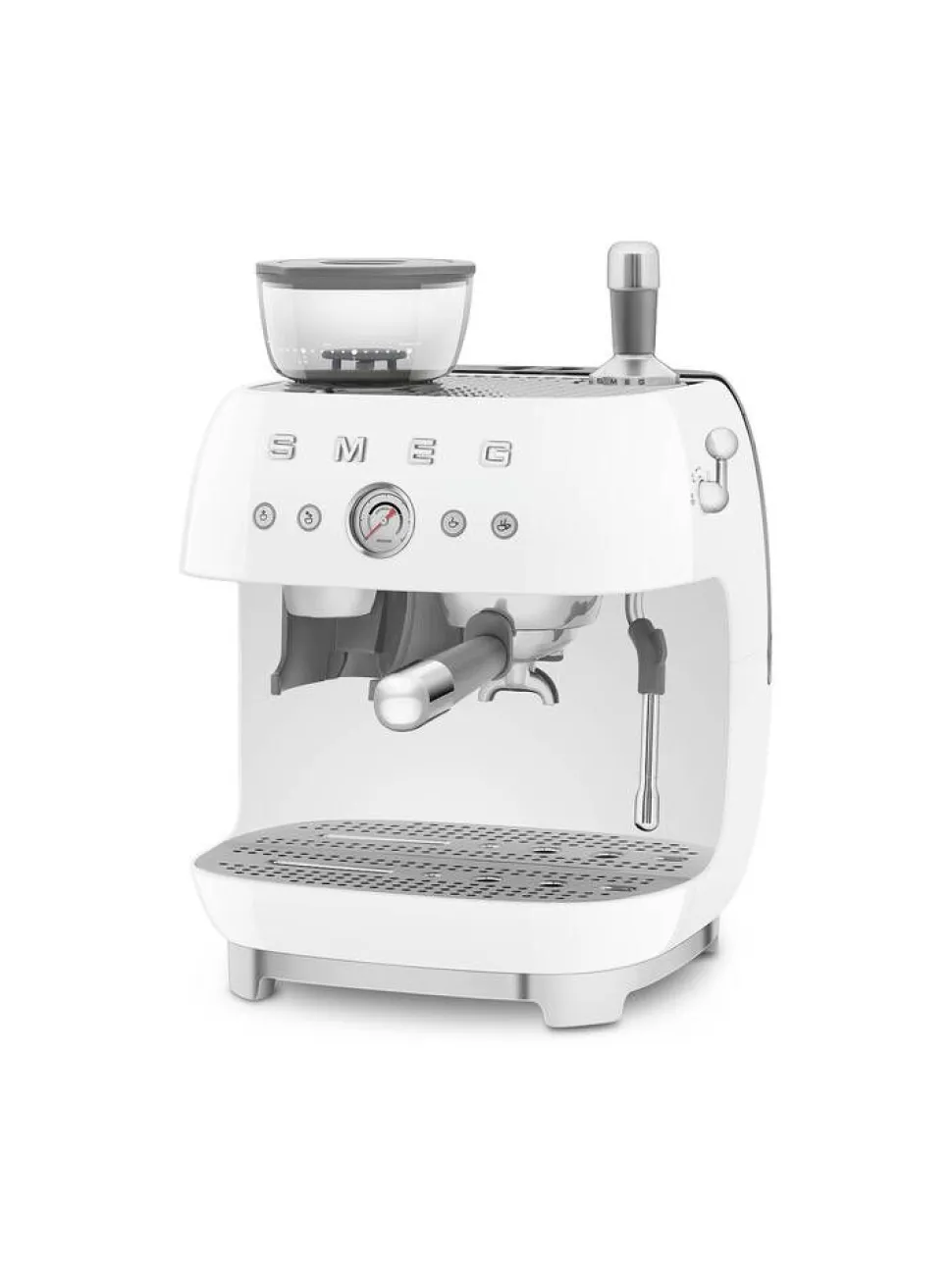 Smeg espressokeitin myllyllä EGF03WHEU valkoinen