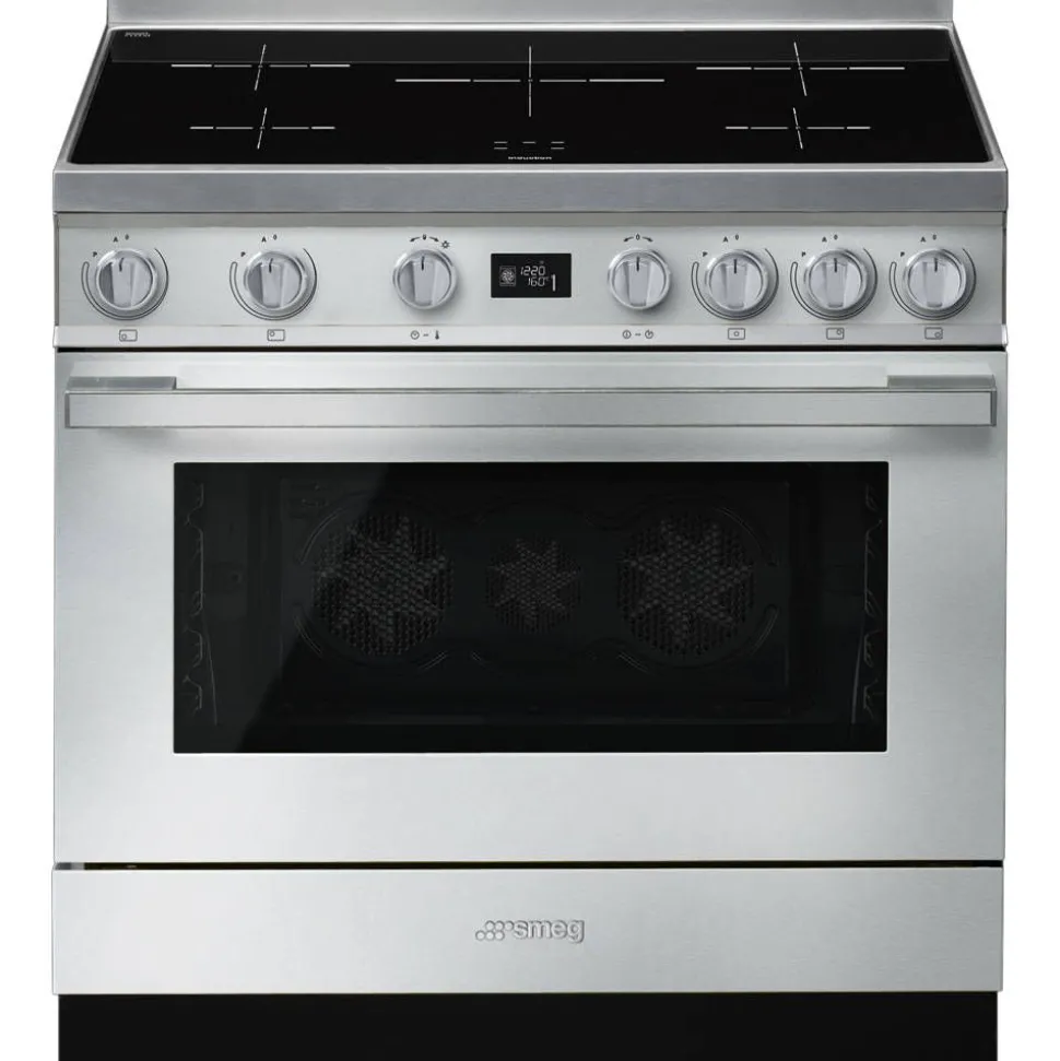 Smeg induktioliesi monitoimiuunilla CPF9IPX Portofino teräs