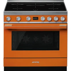 Smeg induktioliesi monitoimiuunilla CPF9IPOR Portofino oranssi