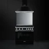 Smeg induktioliesi monitoimiuunilla CPF9IPBL Portofino musta