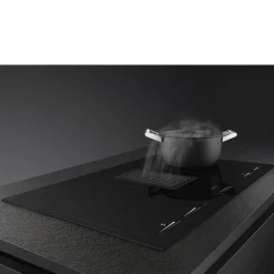 Smeg induktiotaso/liesituuletin HOBD682D1 80 cm musta