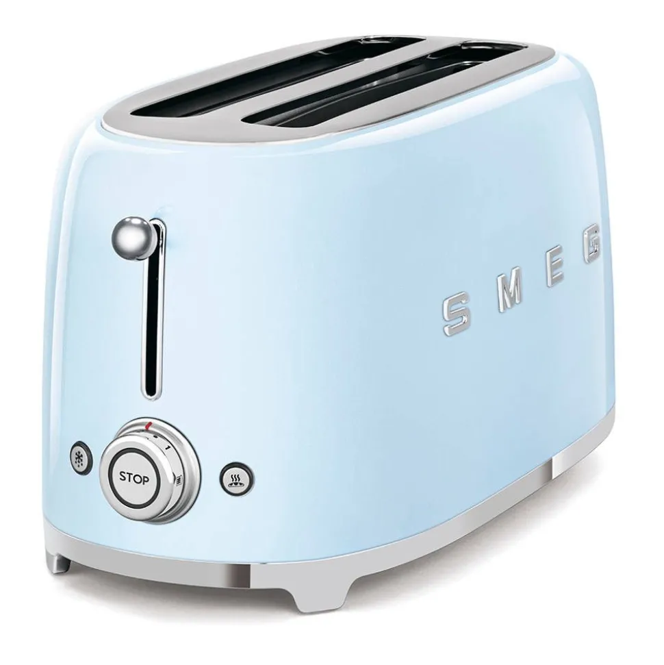 Smeg leivänpaahdin TSF02PBEU 4-viipaleen, pastellinsininen