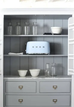 Smeg leivänpaahdin TSF02PBEU 4-viipaleen, pastellinsininen