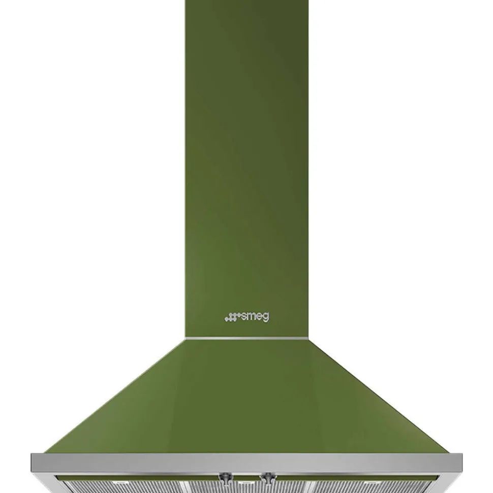 Smeg liesituuletin KPF9OG Portofino 90 cm vihreä seinämalli