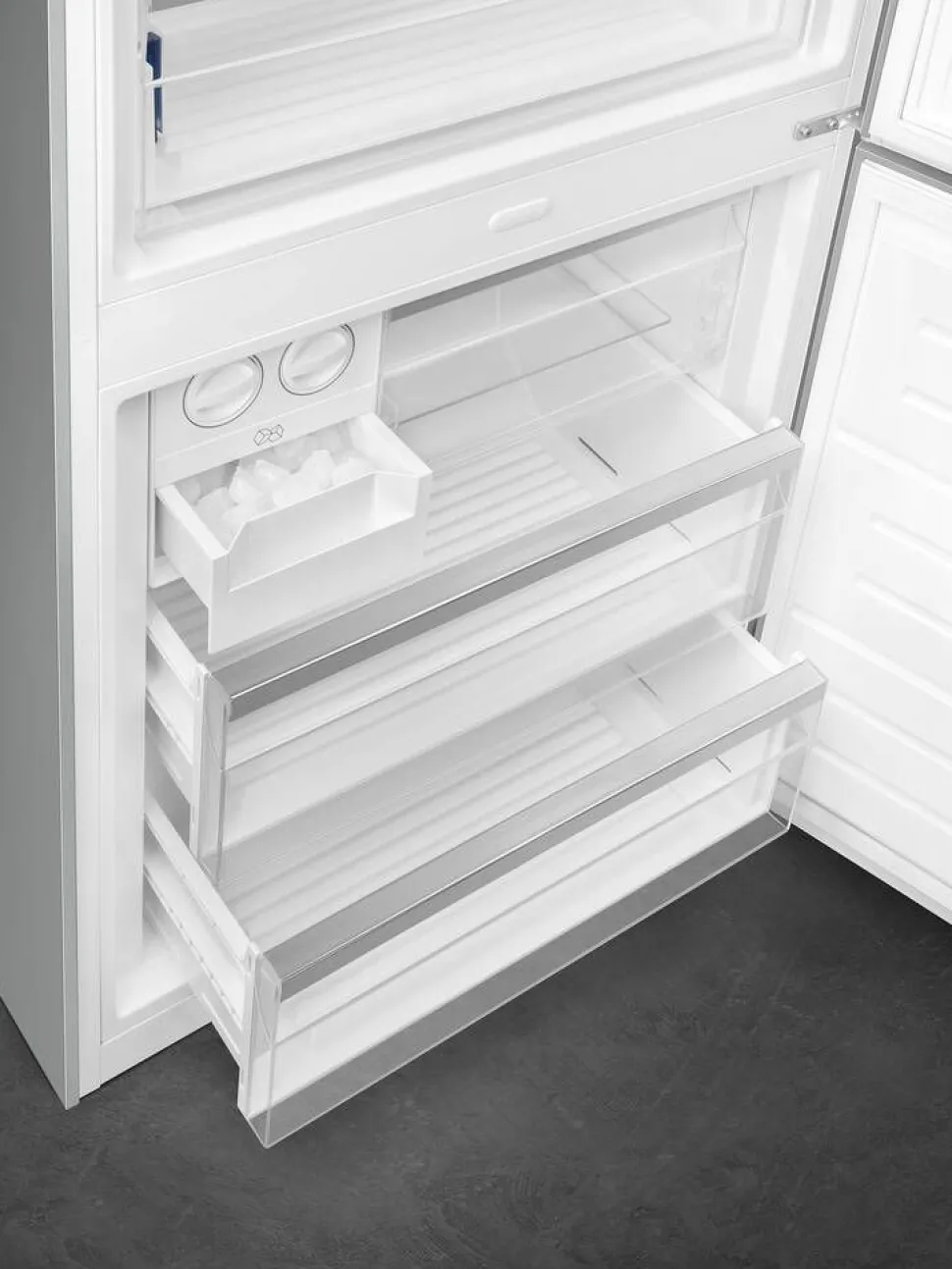 Smeg Portofino jääkaappipakastin FA490RX5 teräs oikea