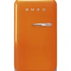 Smeg retrojääkaappi FAB5LOR5 73 cm, oranssi, vasen