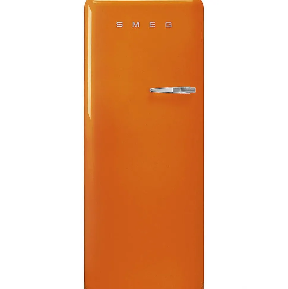 Smeg retrojääkaappi FAB28LOR5 153 cm, oranssi, vasen