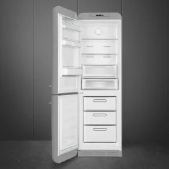 Smeg retrojääkaappi FAB32LSV5 hopea, vasen