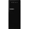 Smeg retrojääkaappi FAB28RBL5 153 cm, musta, oikea