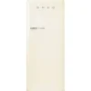 Smeg retrojääkaappi FAB28RCR5 153 cm, kerma, oikea