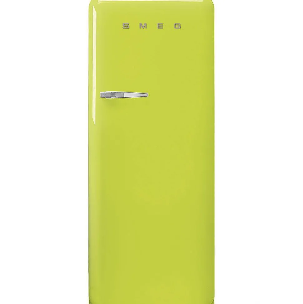 Smeg retrojääkaappi FAB28RLI5 153 cm, lime, oikea