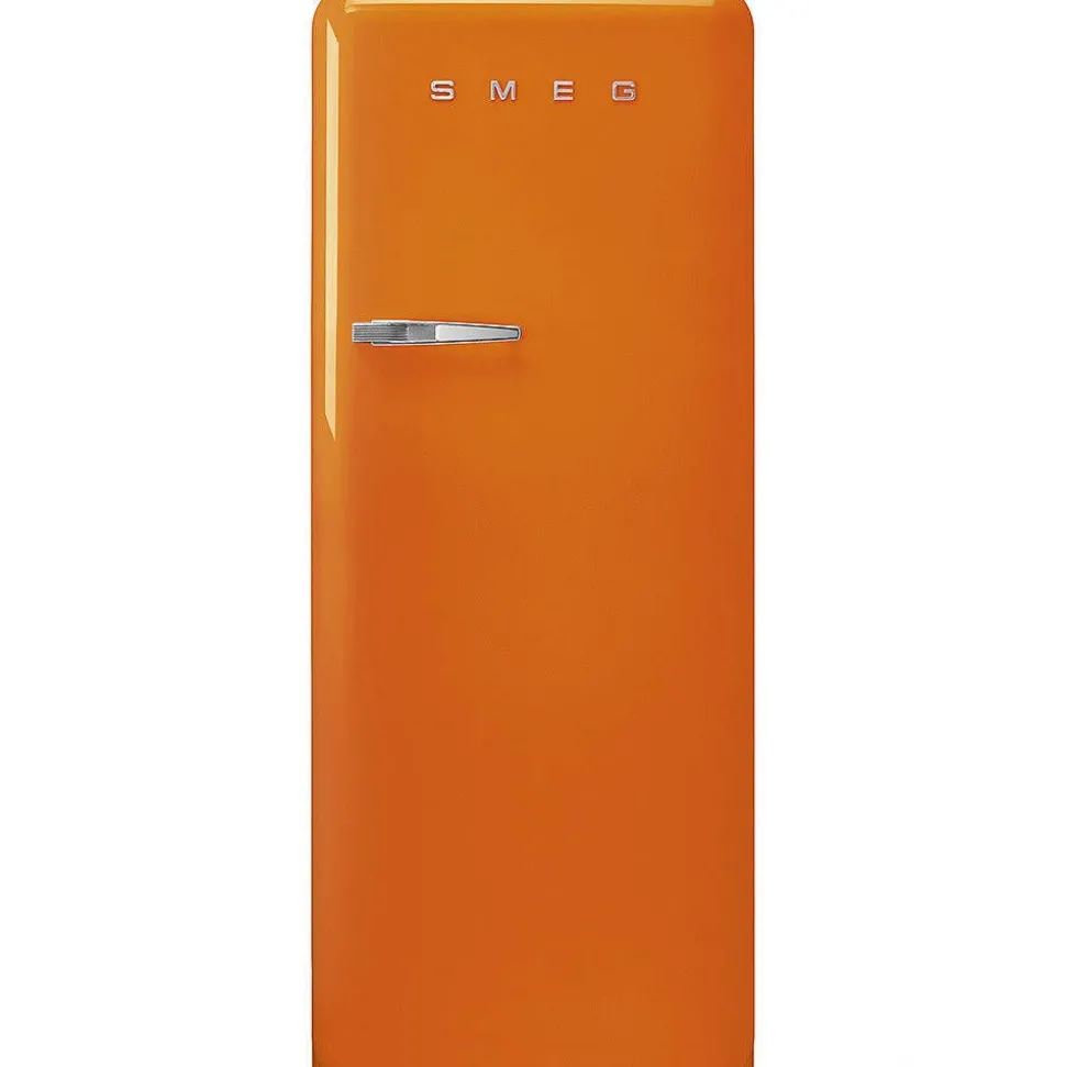 Smeg retrojääkaappi FAB28ROR5 153 cm, oranssi, oikea