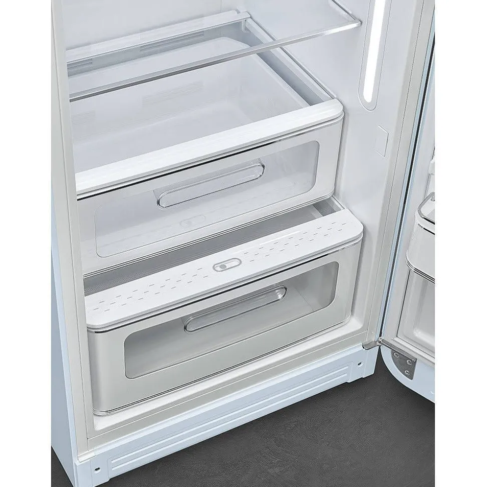 Smeg retrojääkaappi FAB28RPB5 153 cm, pastellinsininen, oikea