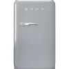 Smeg retrojääkaappi FAB5RSV5 73 cm, hopea, oikea