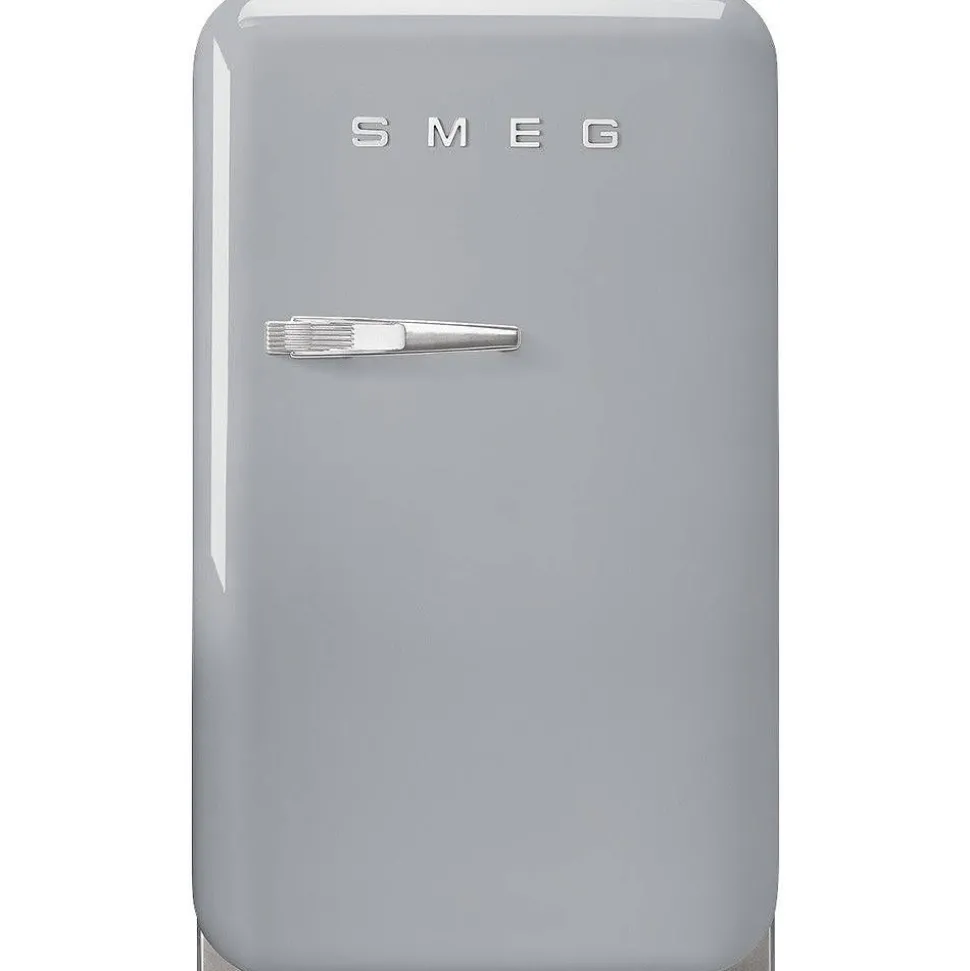 Smeg retrojääkaappi FAB5RSV5 73 cm, hopea, oikea
